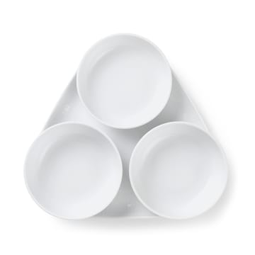Zestaw do serwowania White Fluted 4 sztuk - Biały - Royal Copenhagen
