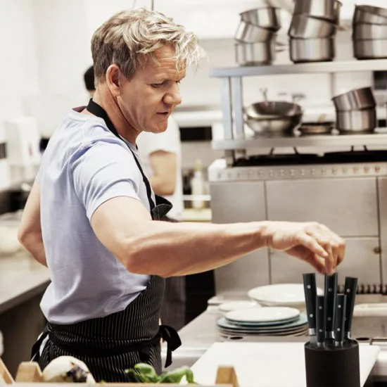 Blok na noże Gordon Ramsey, 5 części Royal Doulton