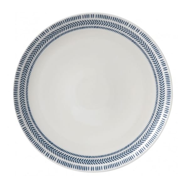 Dark Blue Chevron talerz, 28 cm Royal Doulton