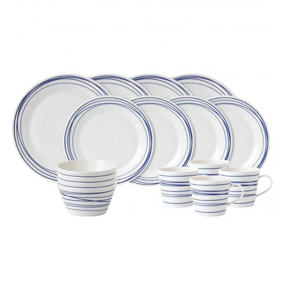 Zestaw talerzy Pacific 16 sztuk, linie Royal Doulton
