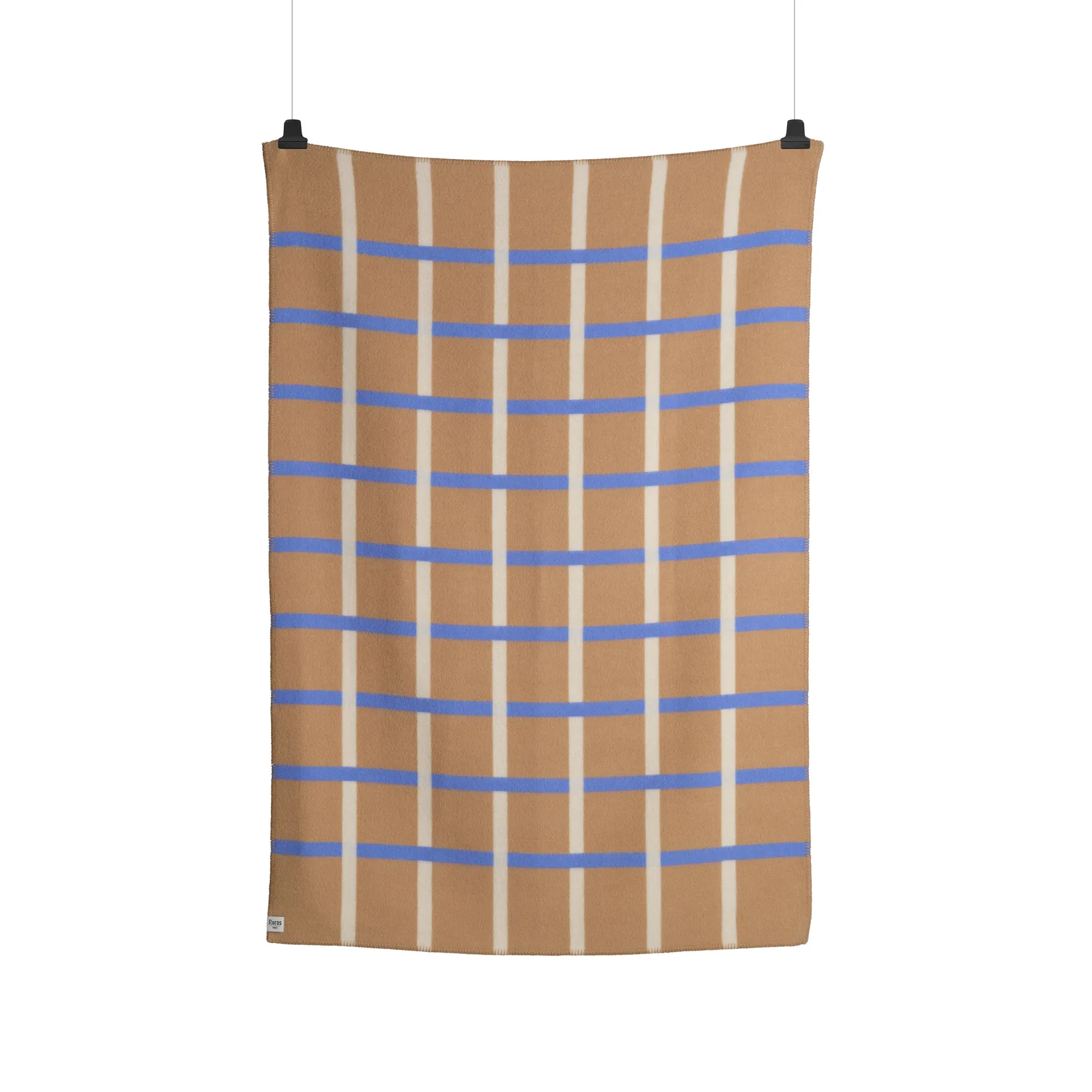 Knut koc 135x200 cm, Taupe Røros Tweed