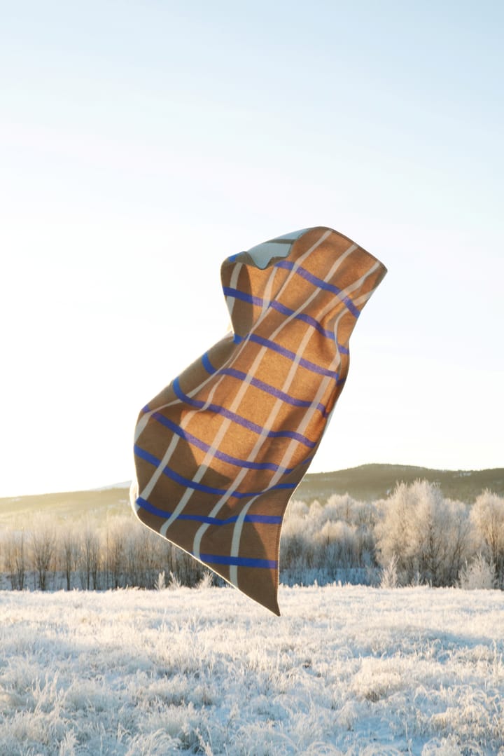 Knut koc 135x200 cm, Taupe Røros Tweed