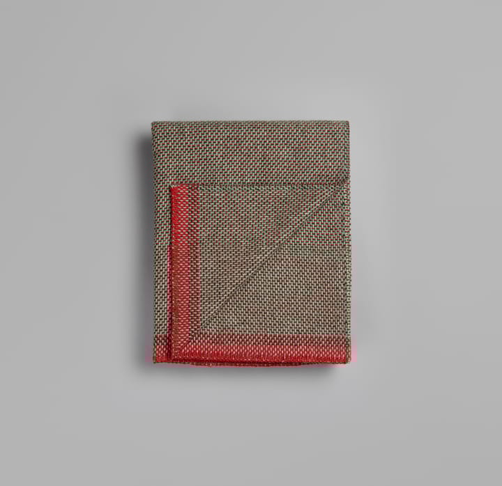 Koc 150x200 cm, Green-red Røros Tweed