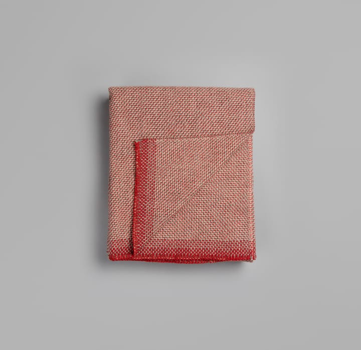 Koc 150x200 cm, Light red Røros Tweed