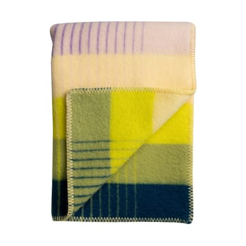 Koc Åsmund 135x200 cm - Yellow-blue - Røros Tweed