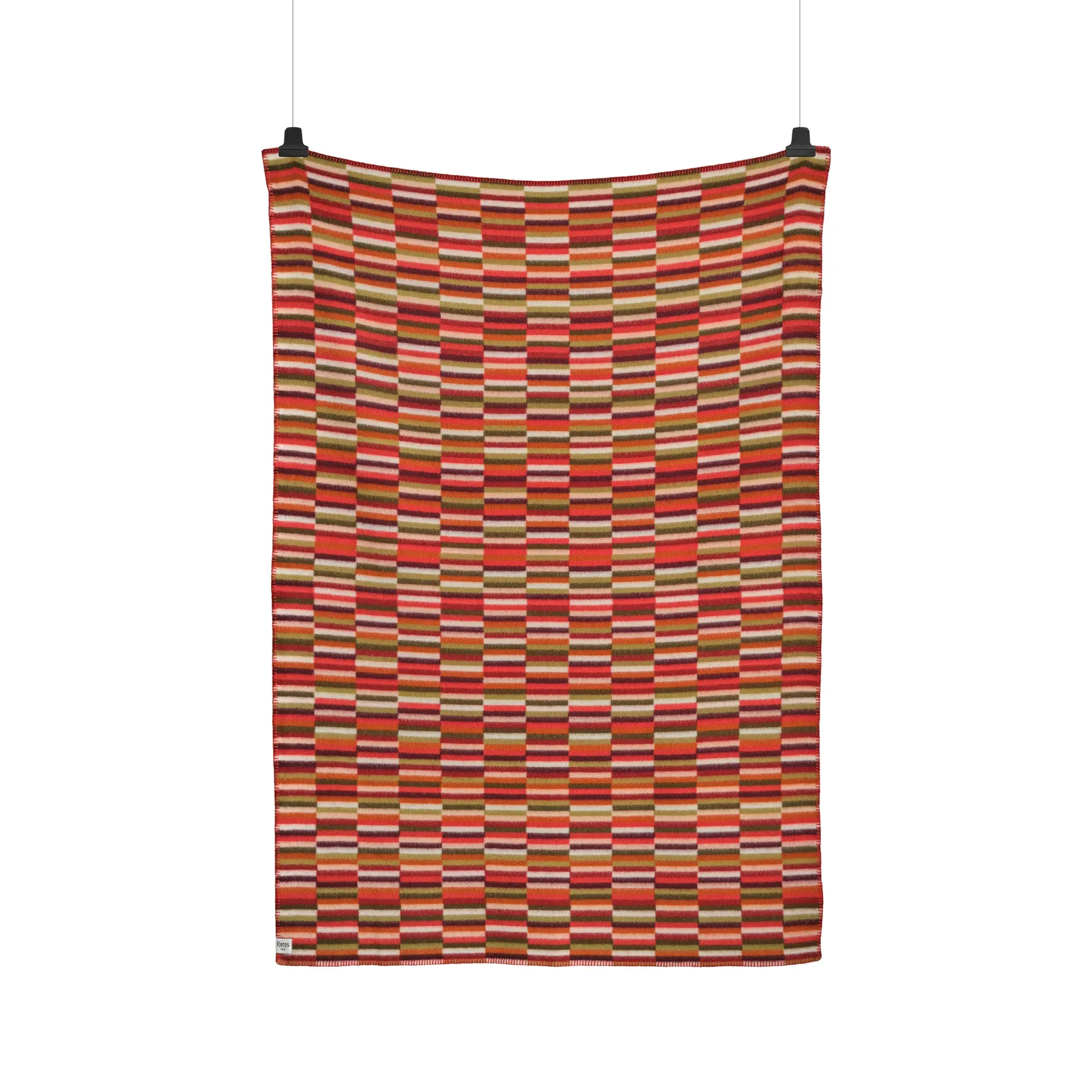 Koc Ida 135x200 cm, Red shades Røros Tweed
