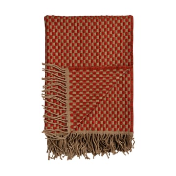 Koc Isak 150x210 cm - Red sumac - Røros Tweed