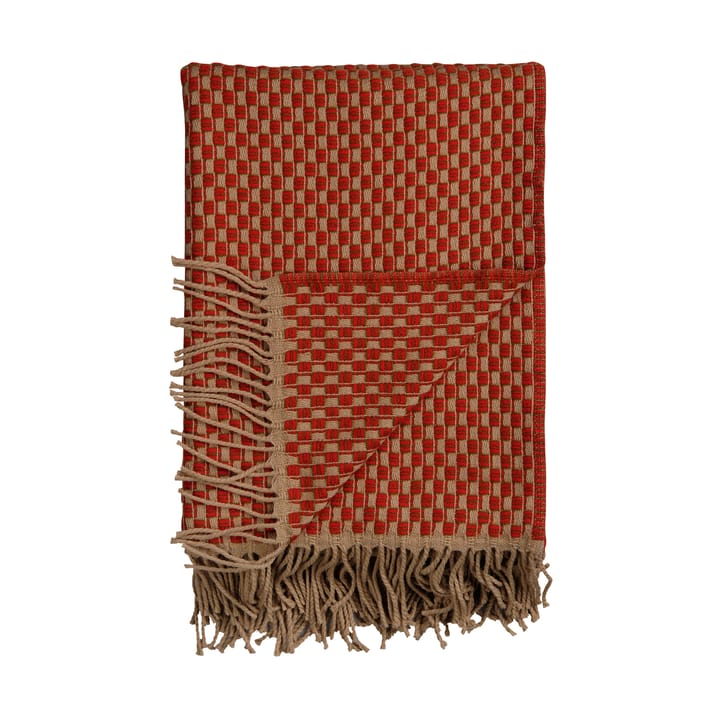 Koc Isak 150x210 cm, Red sumac Røros Tweed
