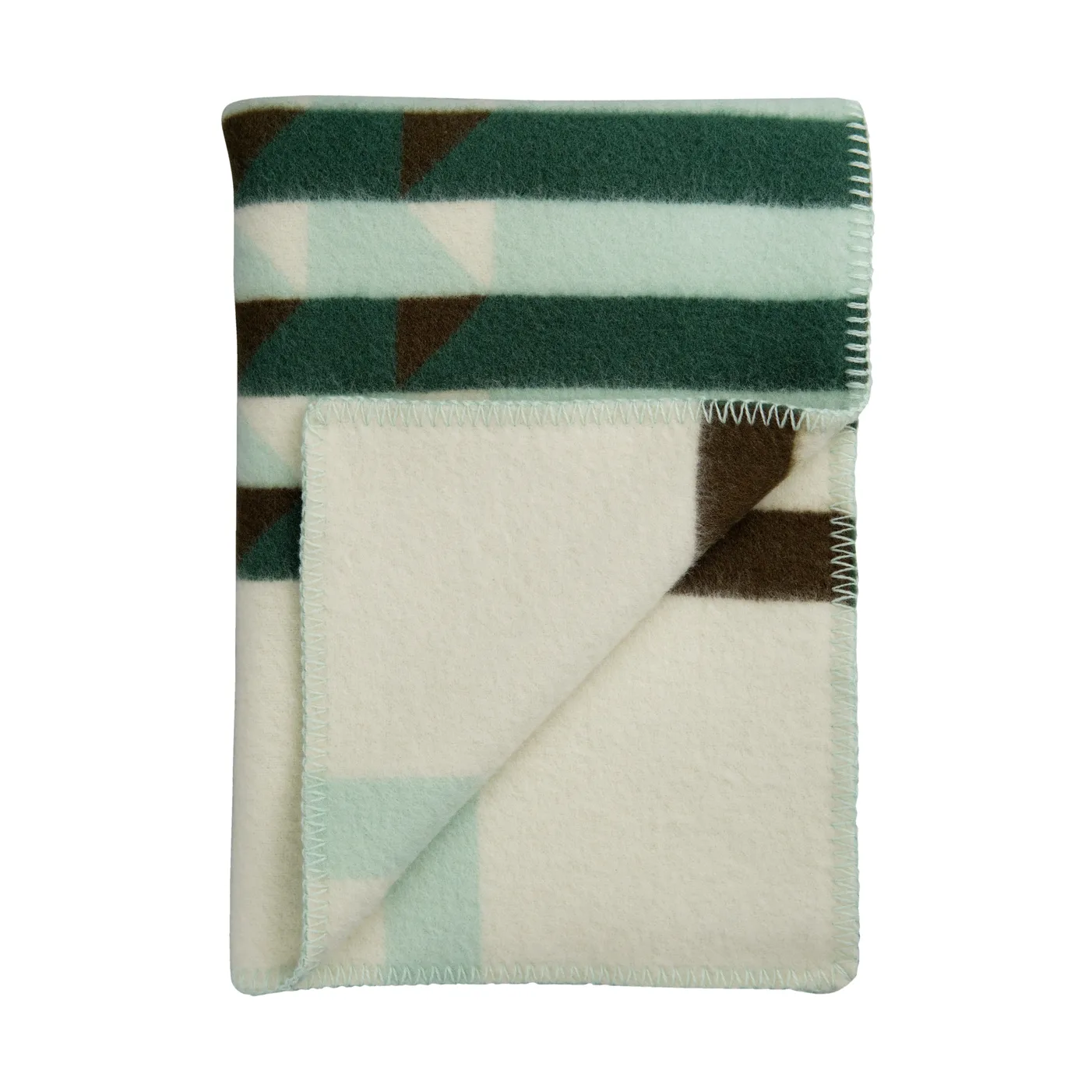 Koc Kvam 135x200 cm, Green Røros Tweed