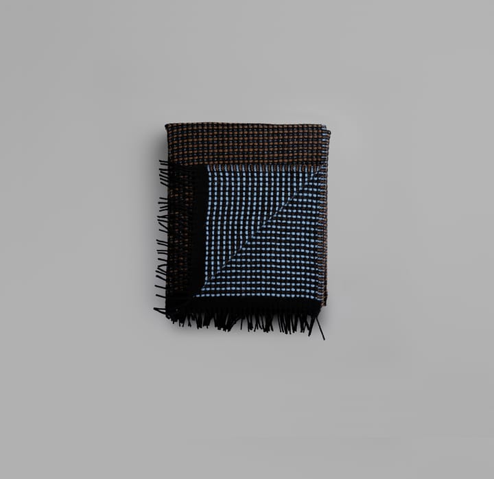 Koc Lofoten 150x210 cm, Blue-mule Røros Tweed