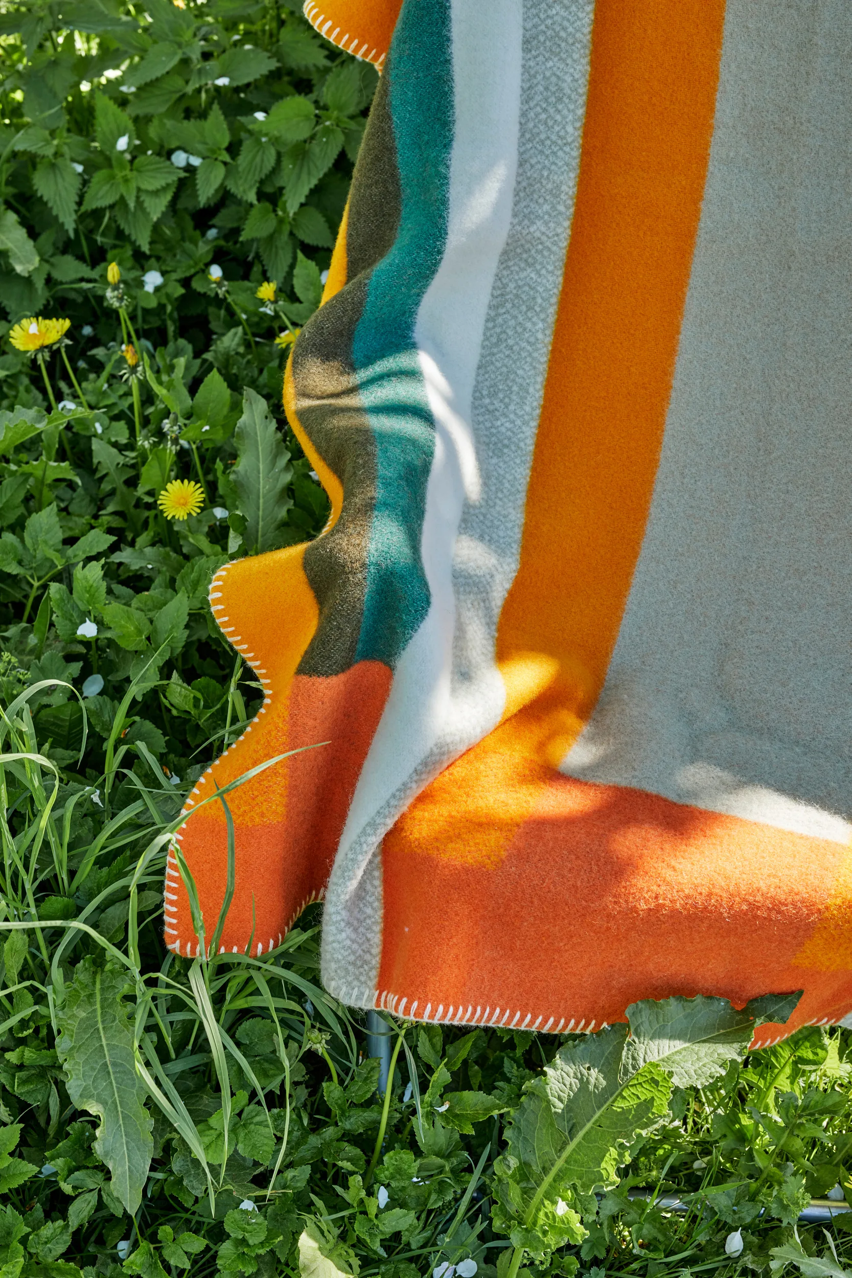Koc Mikkel 135x200 cm, Orange Røros Tweed