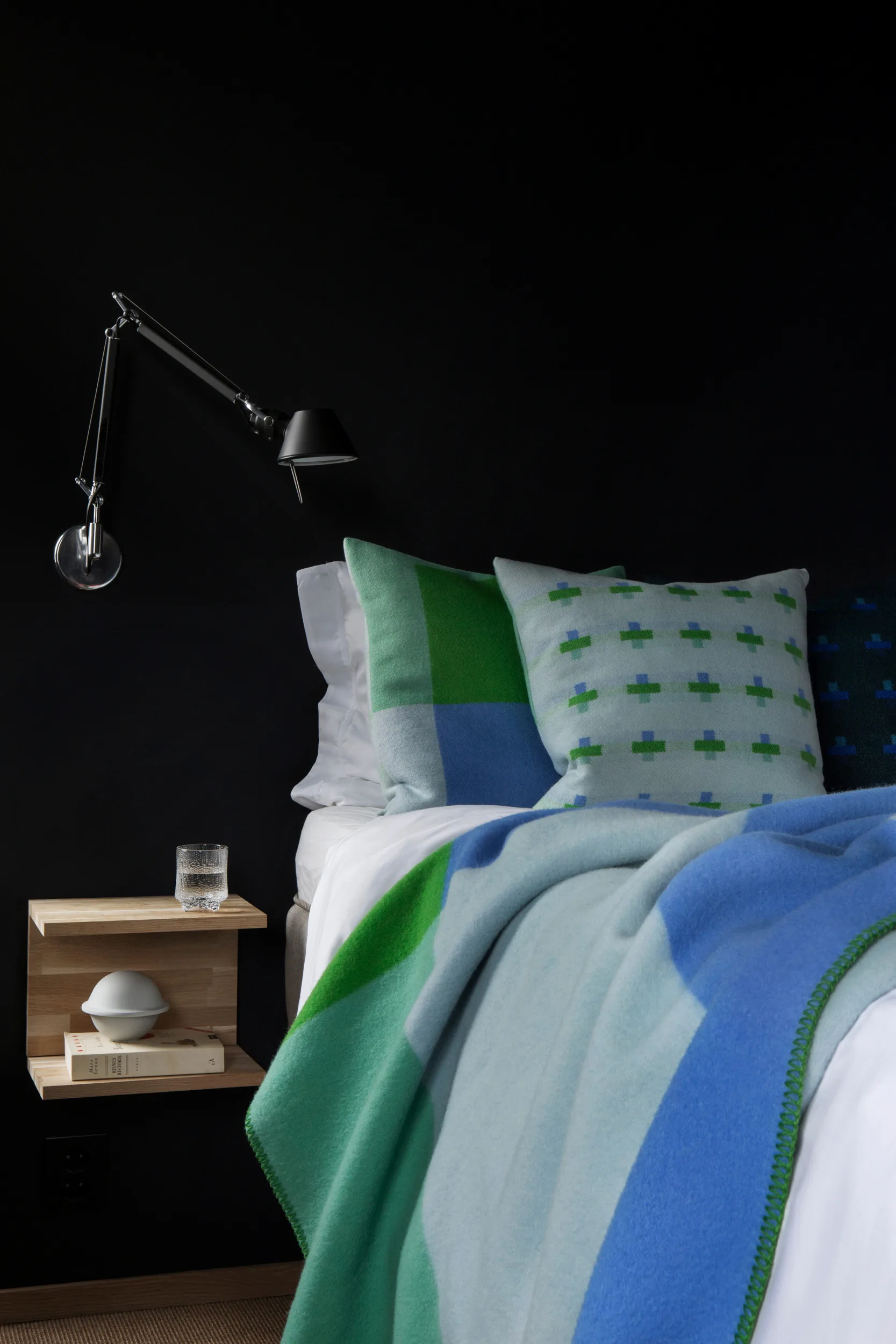 Koc Syndin 135x200 cm, Glacier Røros Tweed