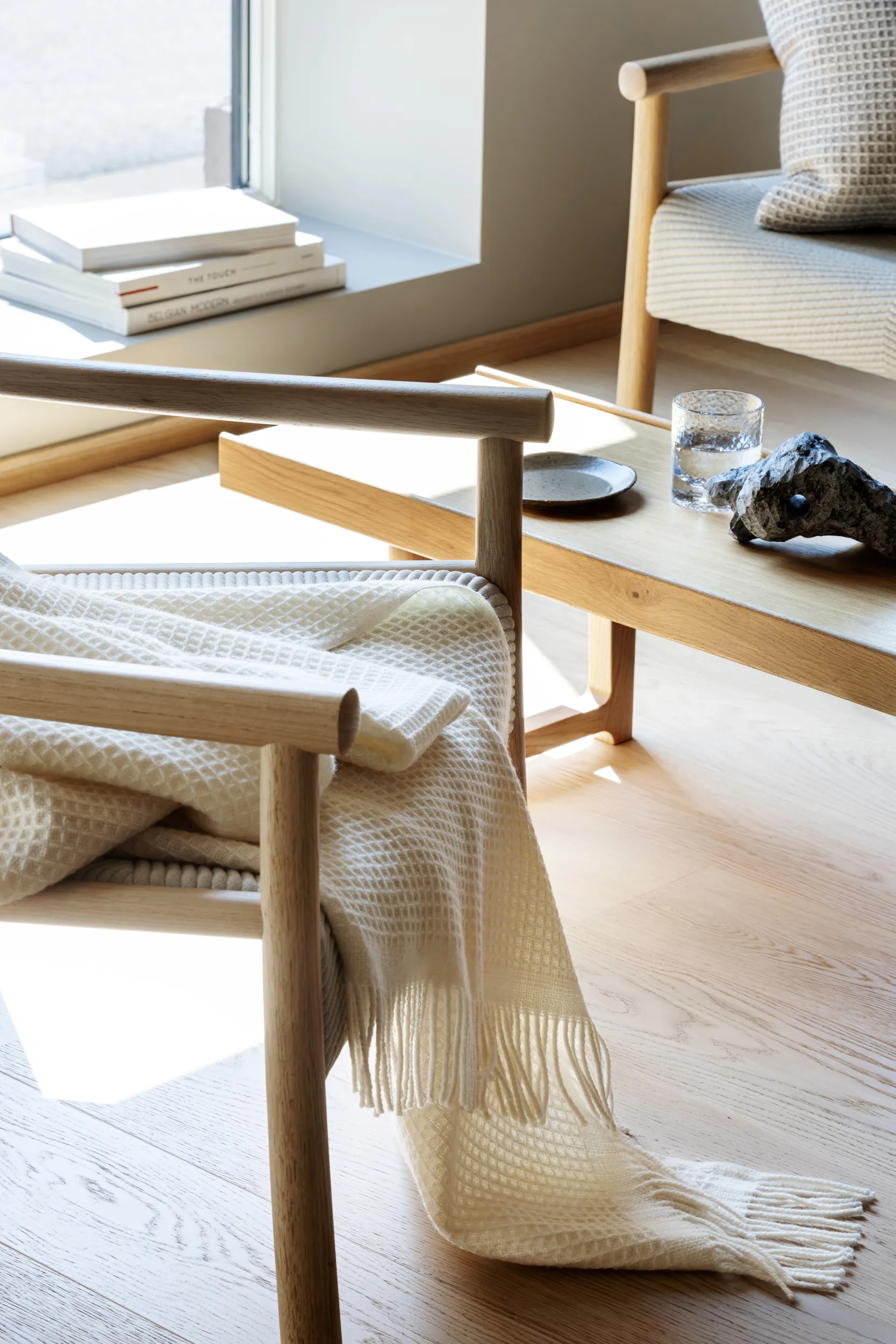 Koc Vega 150x210 cm, Natural Røros Tweed