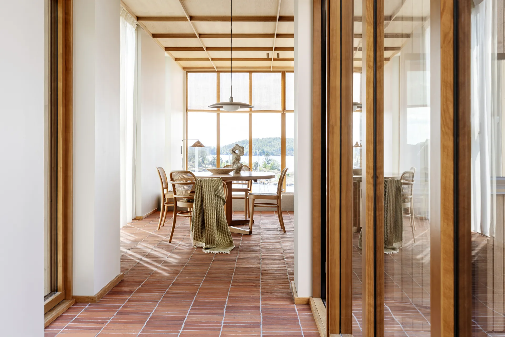 Mello koc 150x210 cm, Leaf green Røros Tweed