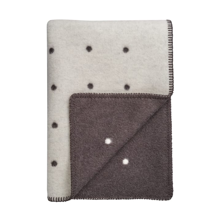 Pastille koc 135x200 cm, Black and white Røros Tweed
