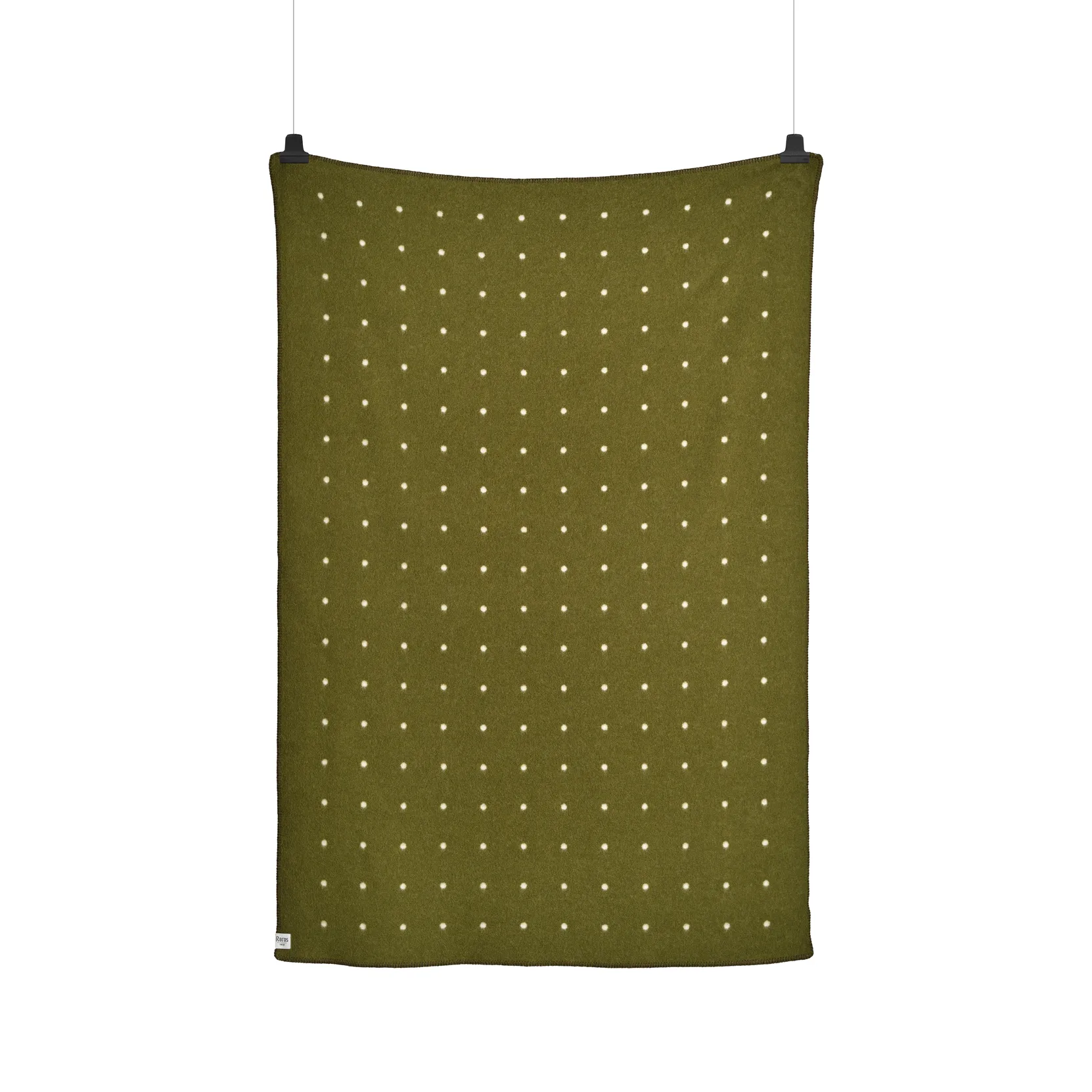 Pastille koc 135x200 cm, Green moss Røros Tweed