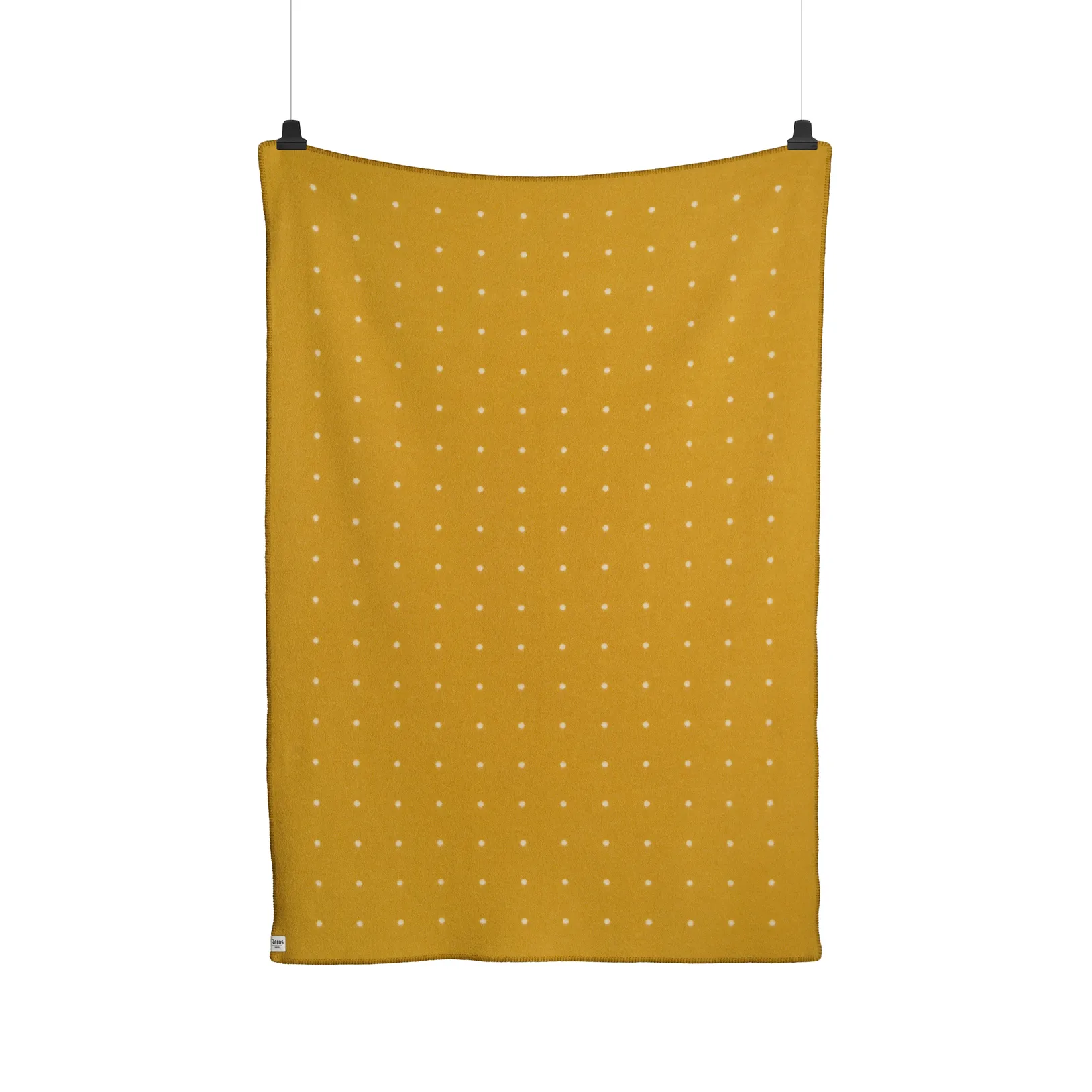 Pastille koc 135x200 cm, Sun yellow Røros Tweed