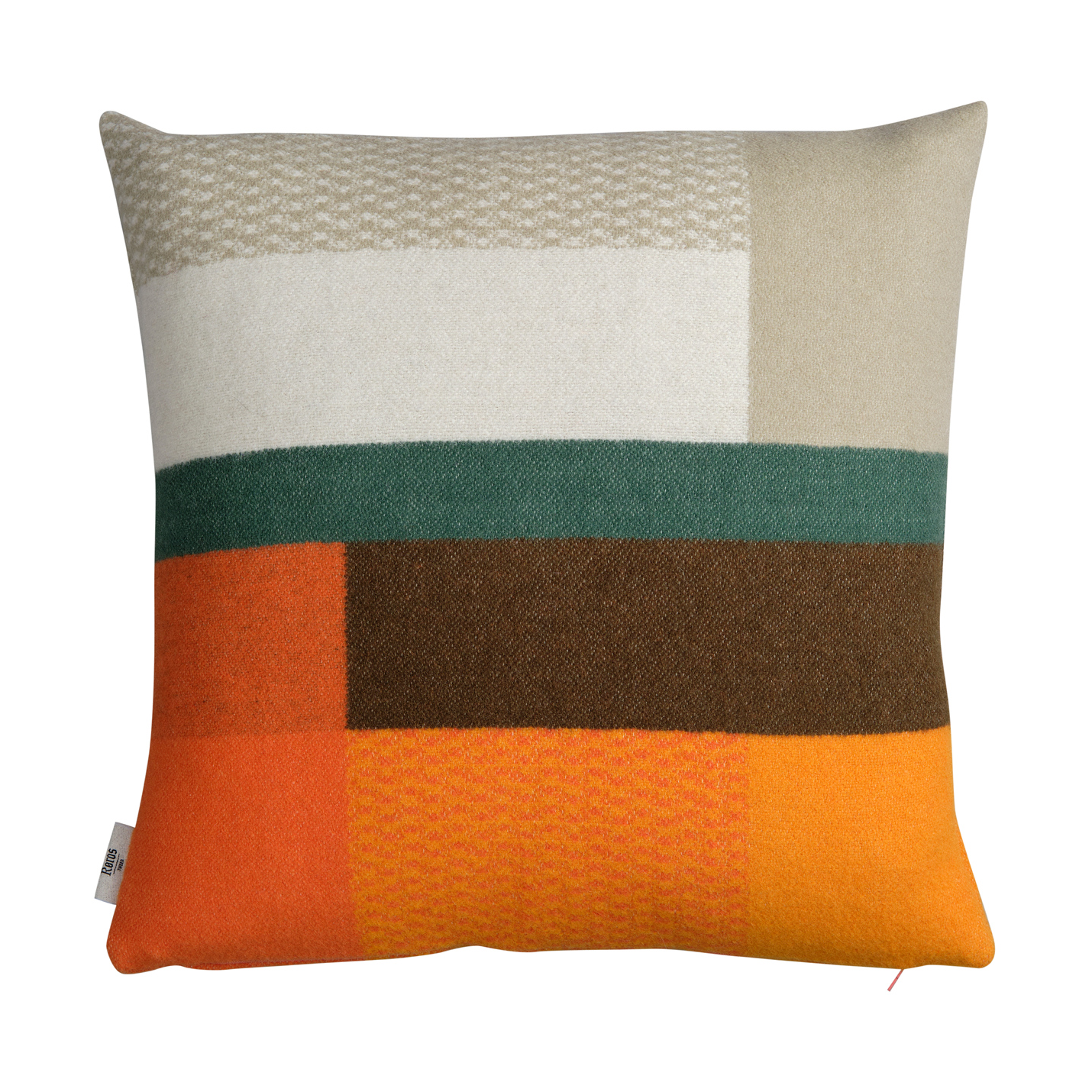 Røros Tweed Poduszka Mikkel 50x50 cm Orange | Skandynawski Design | Poduszki dekoracyjne | Pomarańczowy