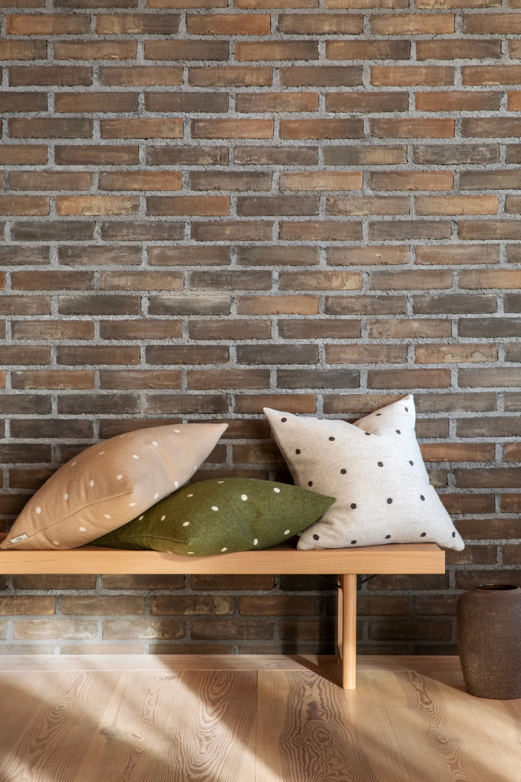 Poduszka Pastille 50x50 cm, Mushroom Røros Tweed