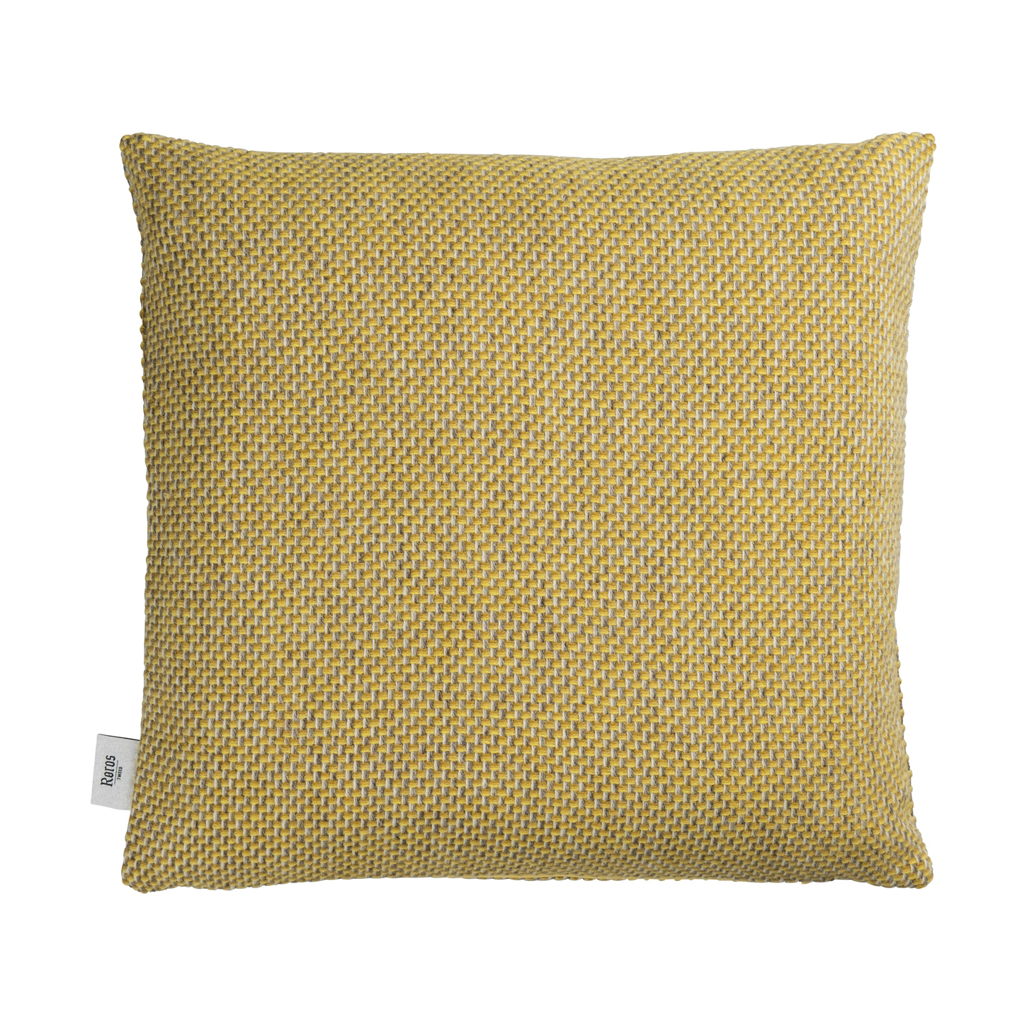 Røros Tweed Una Poduszka 50x50 cm Ochre | Skandynawski Design | Poduszki dekoracyjne | Żółty
