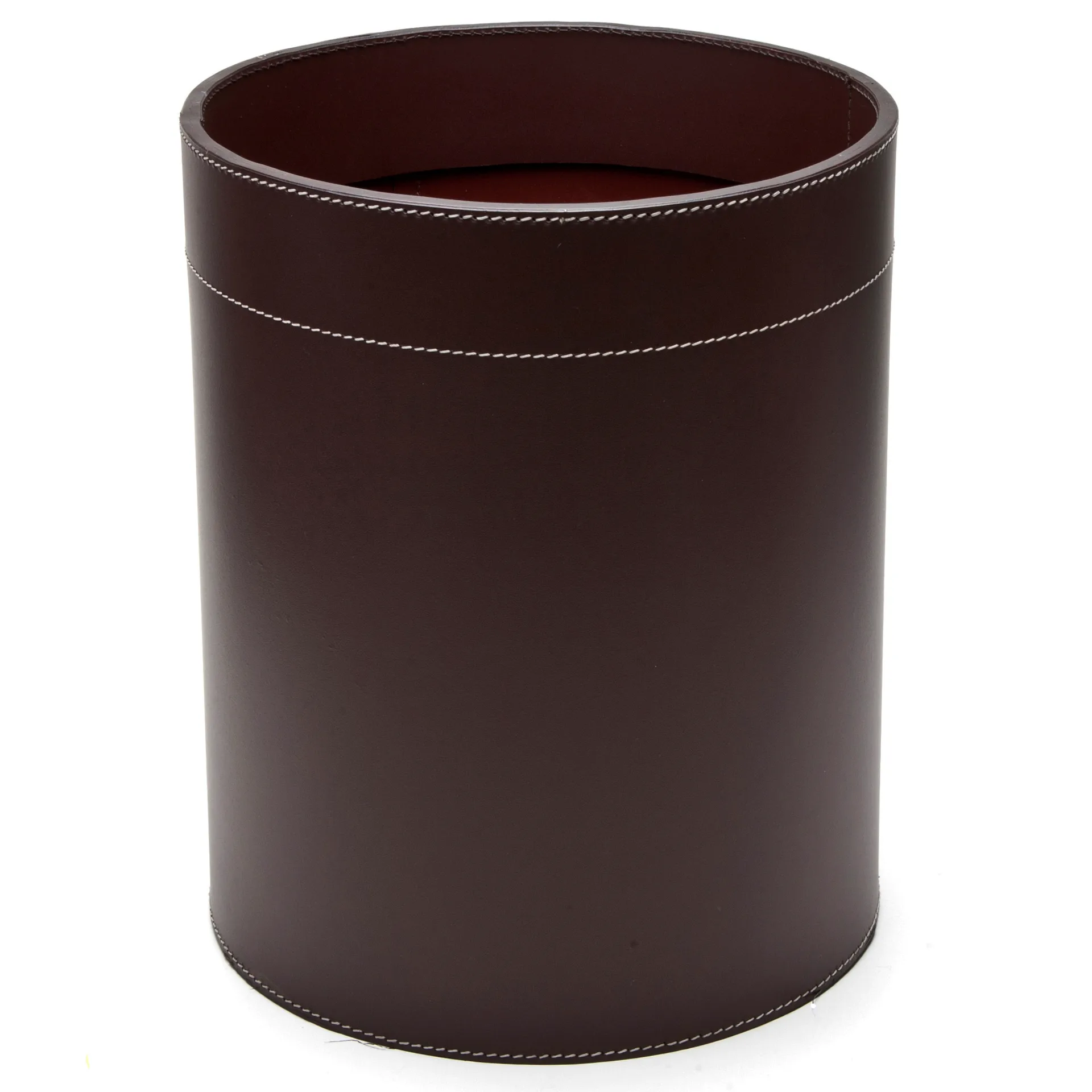 Kosz na śmieci Ørskov skórzany, czekoladowy Ørskov