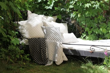 Poszewka na poduszkę w zygzaki 30x60 cm - czarny - Ørskov