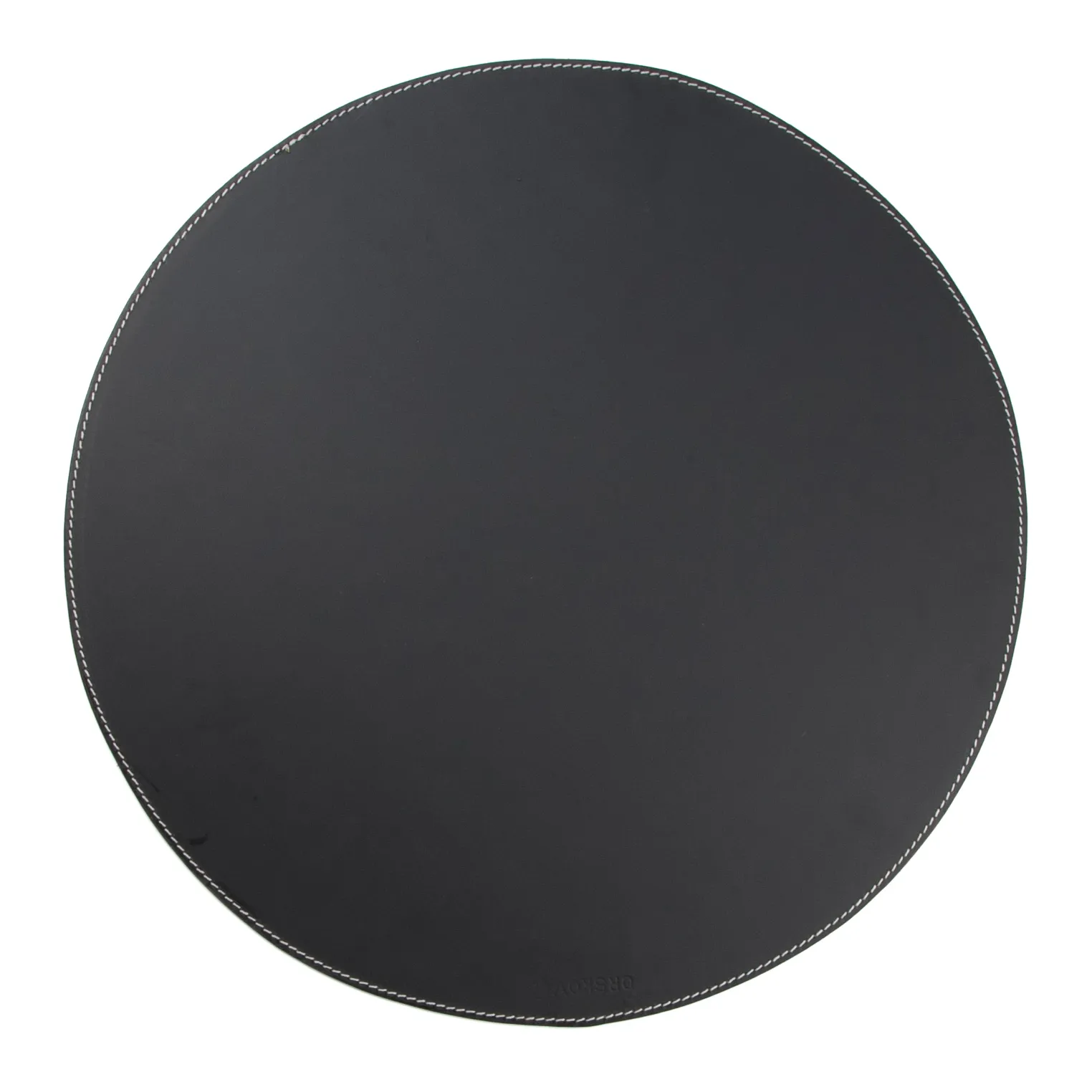 Skórzana podkładka Ørskov okrągła, czarny Ørskov