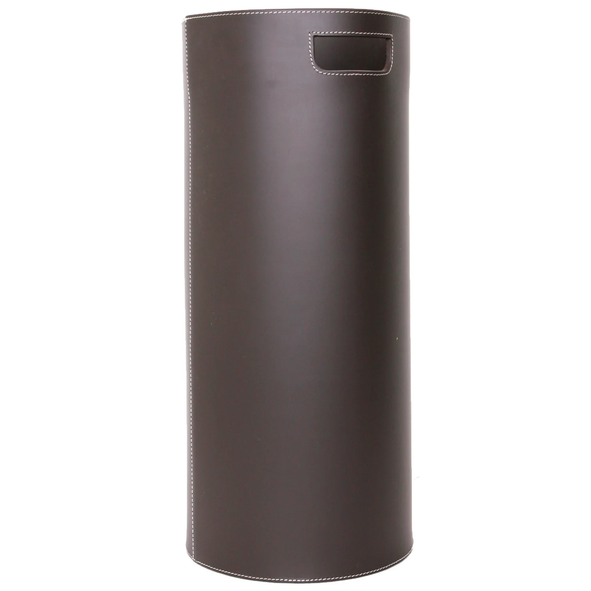 Stojak na parasole Ørskov , czekoladowy - białe szwy Ørskov