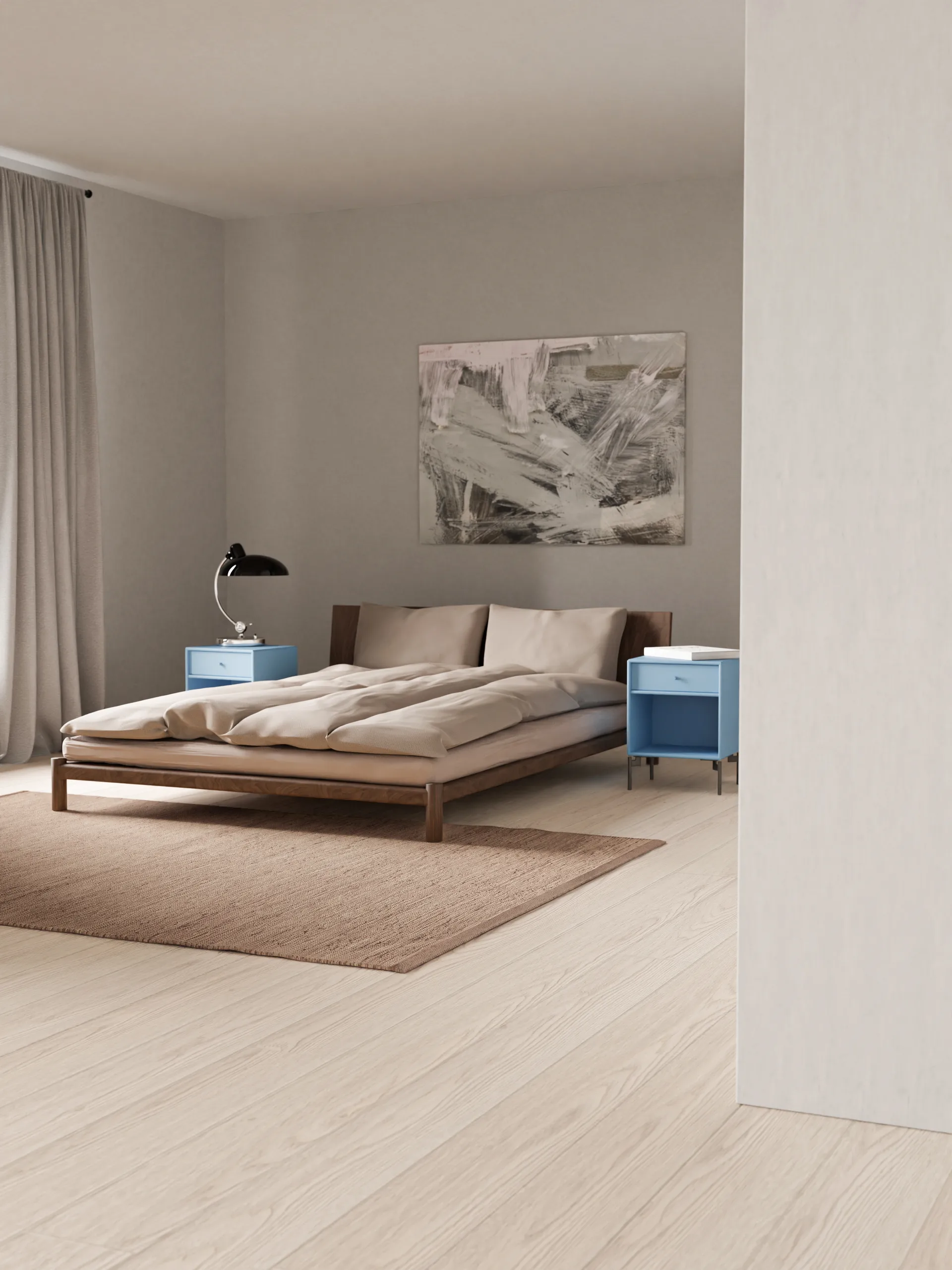 Dywan Cotton 140x200 cm, Nougat Rug Solid