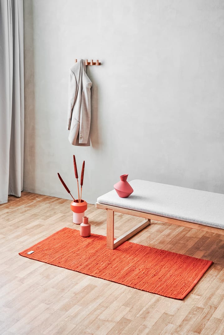 Dywan Cotton 60x90 cm, Solar orange (orange) Rug Solid