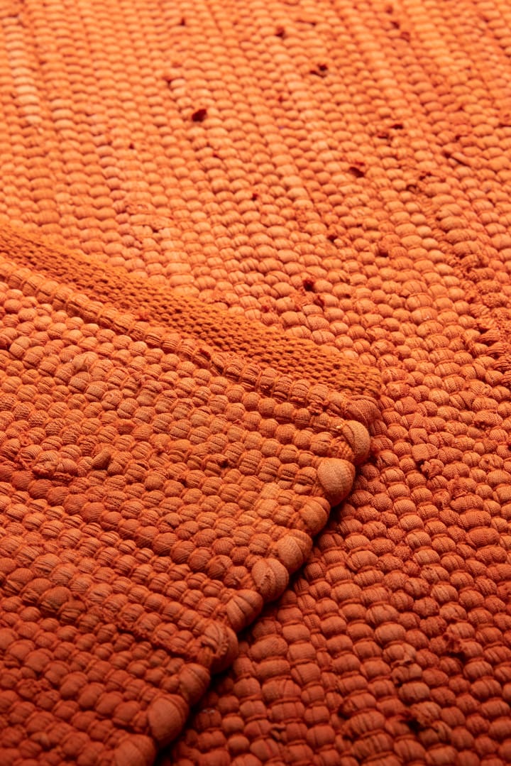 Dywan Cotton 60x90 cm - Solar orange (orange) - Rug Solid
