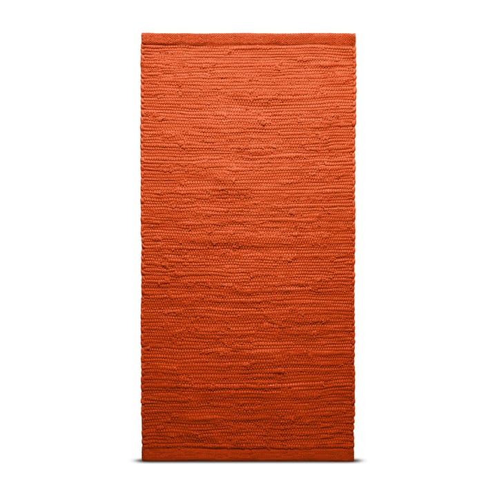 Dywan Cotton 65x135 cm - Solar orange (orange) - Rug Solid