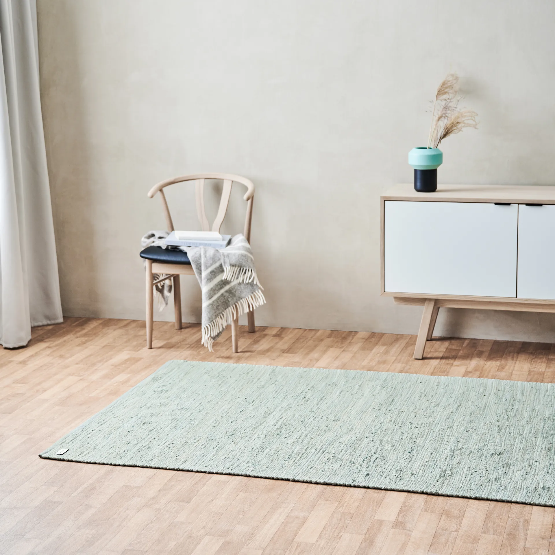 Dywan Cotton 75x200 cm, mięta Rug Solid