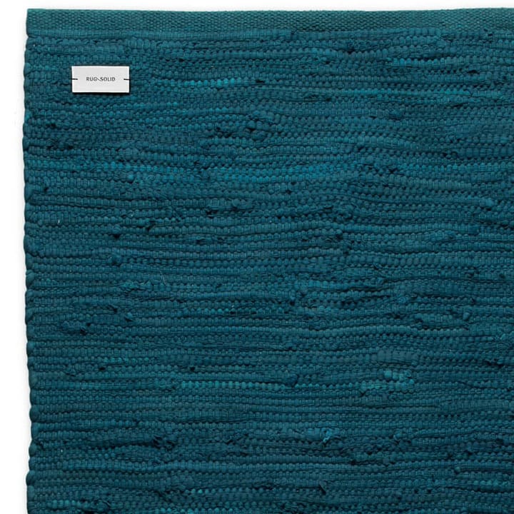 Dywan Cotton 75x200 cm, Petroleum (niebieski, odcień benzyny) Rug Solid