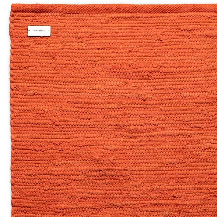 Dywan Cotton 75x200 cm - Solar orange (orange) - Rug Solid
