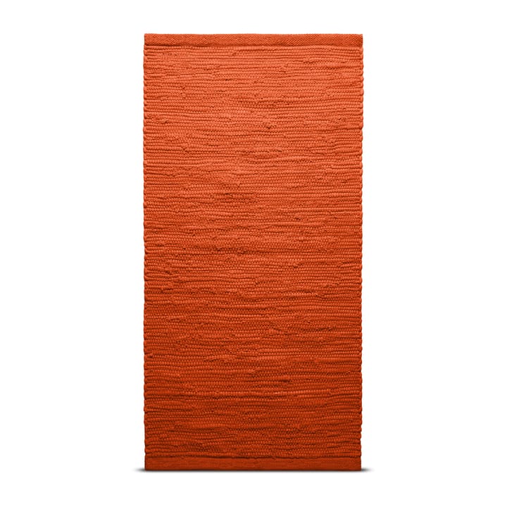 Dywan Cotton 75x200 cm - Solar orange (orange) - Rug Solid