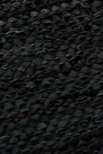 Dywan Leather 140x200 cm - black (czarny) - Rug Solid