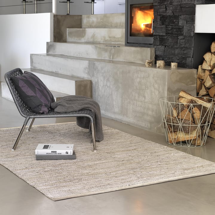 Dywan Leather 170x240 cm - beżowy - Rug Solid