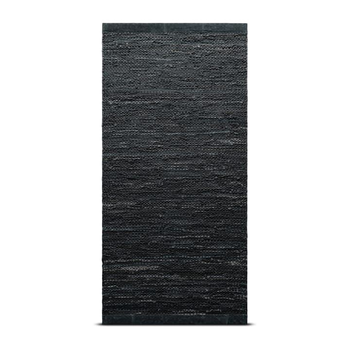 Dywan Leather 60x90 cm - dark grey (ciemnoszary) - Rug Solid