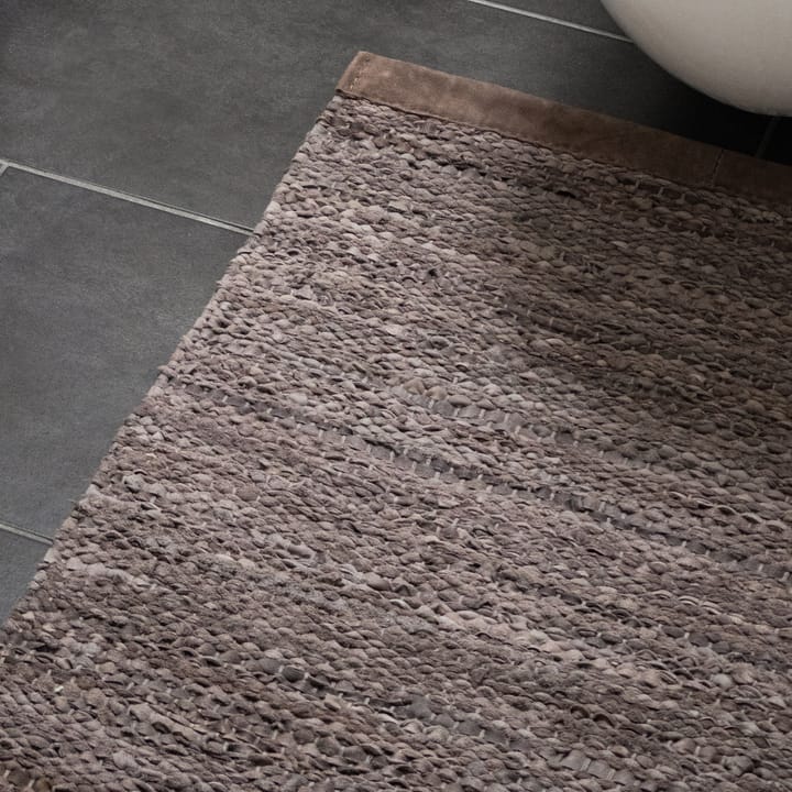 Dywan Leather 60x90 cm - Drewno (brązowe) - Rug Solid
