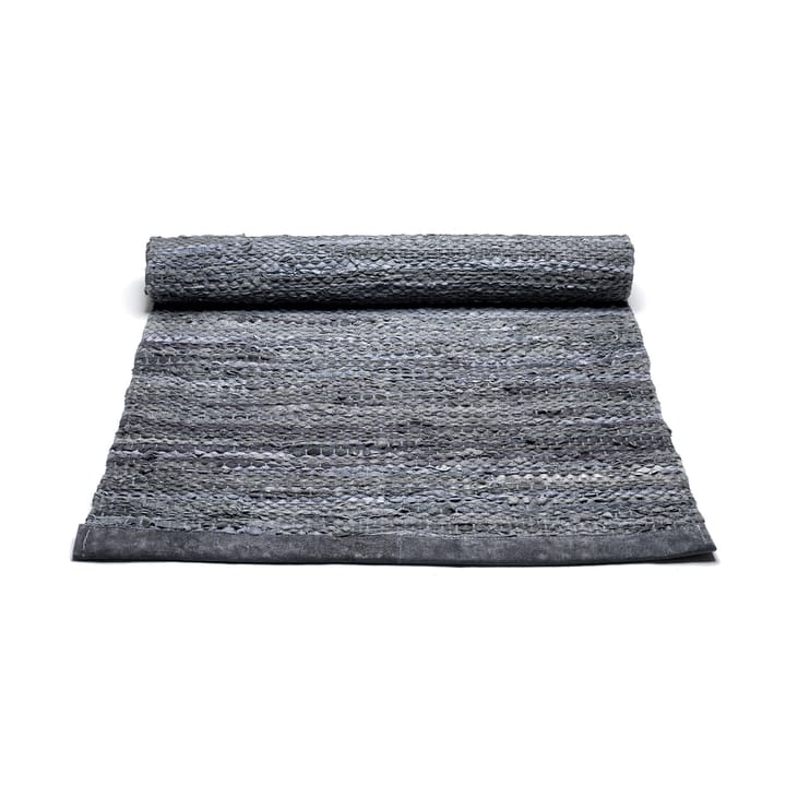 Dywan Leather 65x135 cm, dark grey (ciemnoszary) Rug Solid