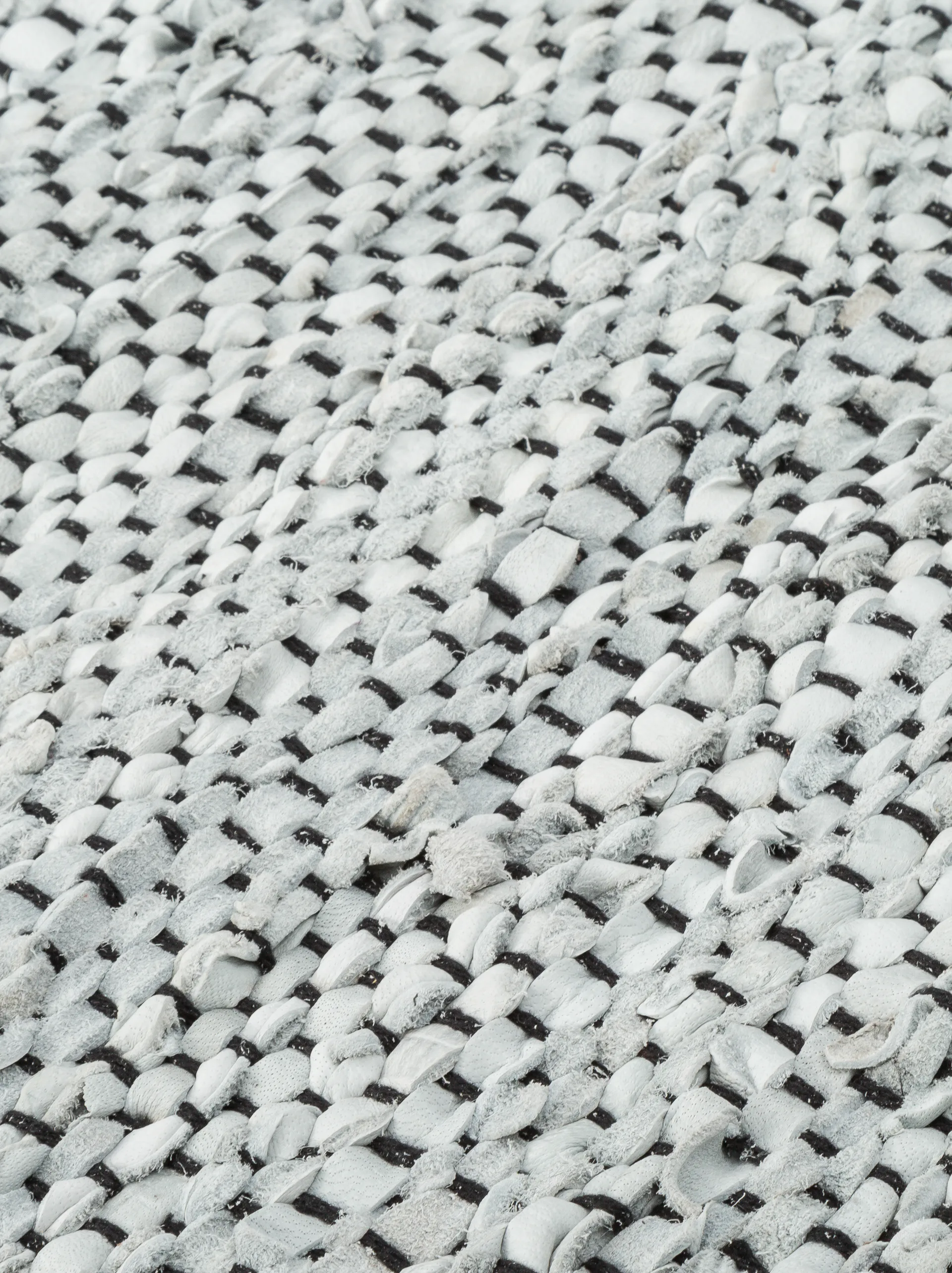 Dywan Leather 65x135 cm, light grey (jasnoszary) Rug Solid