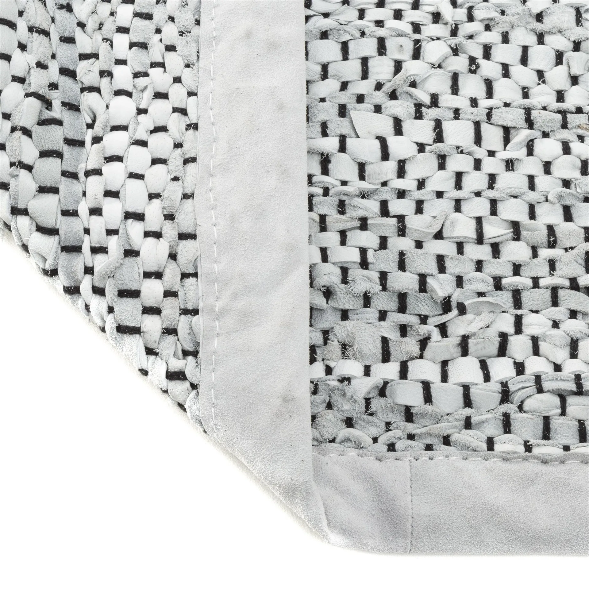 Dywan Leather 65x135 cm, light grey (jasnoszary) Rug Solid