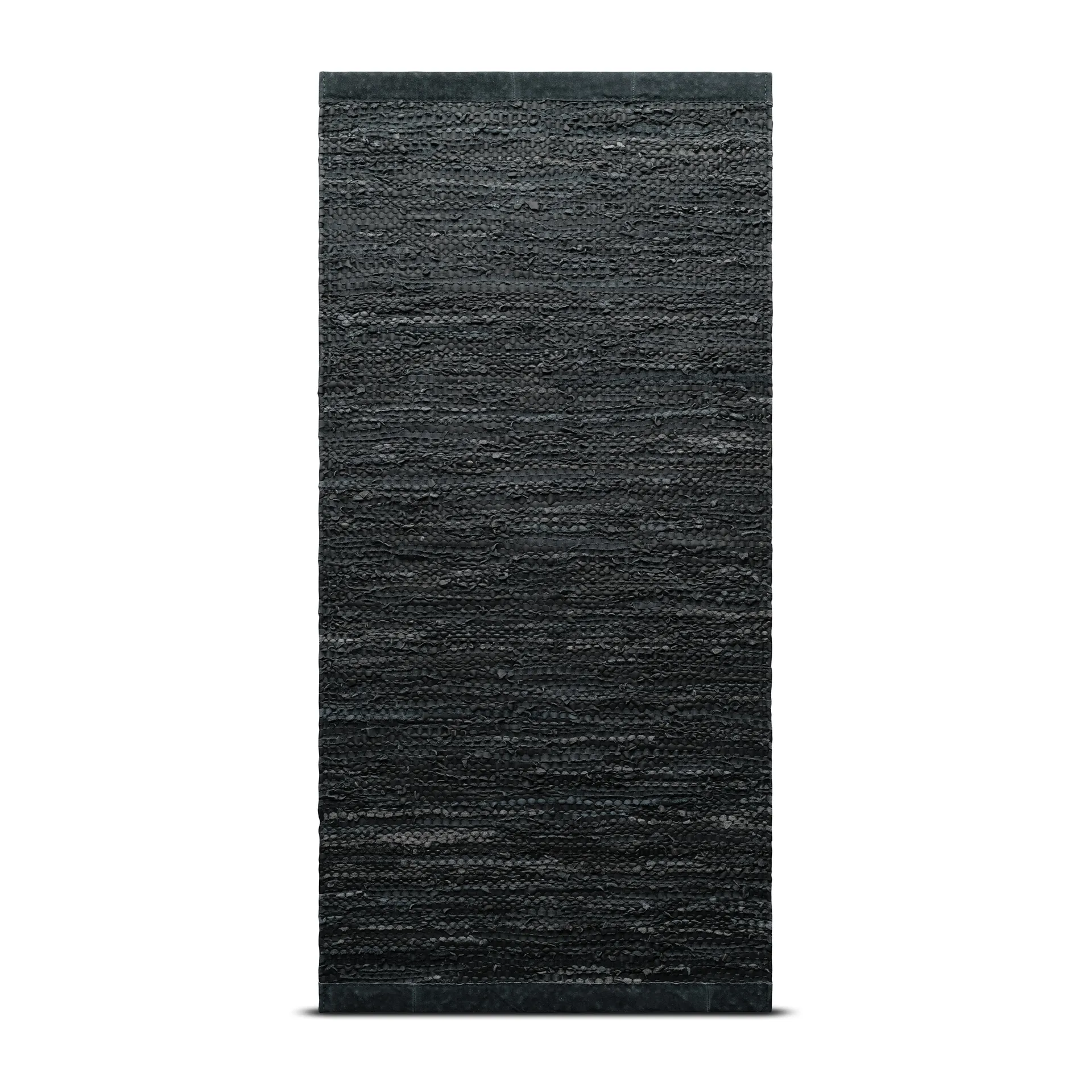 Dywan Leather 75x200 cm, dark grey (ciemnoszary) Rug Solid
