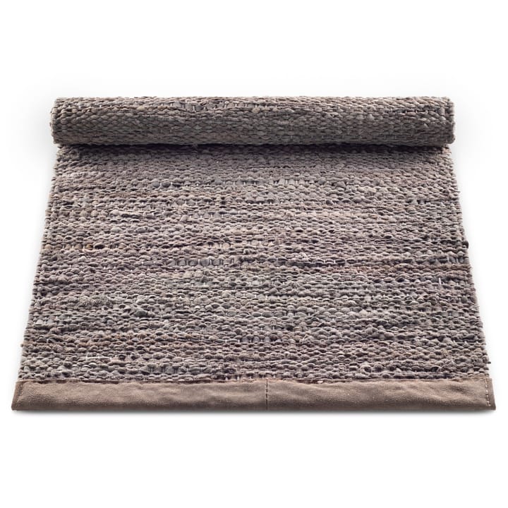 Dywan Leather 75x200 cm - Drewno (brązowe) - Rug Solid