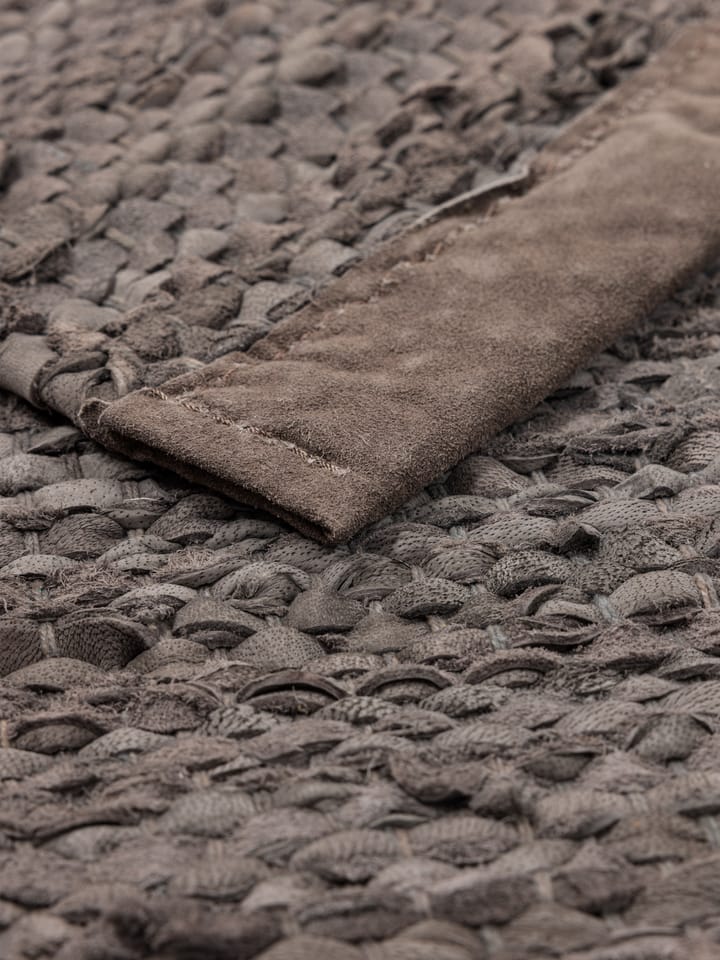 Dywan Leather 75x200 cm - Drewno (brązowe) - Rug Solid