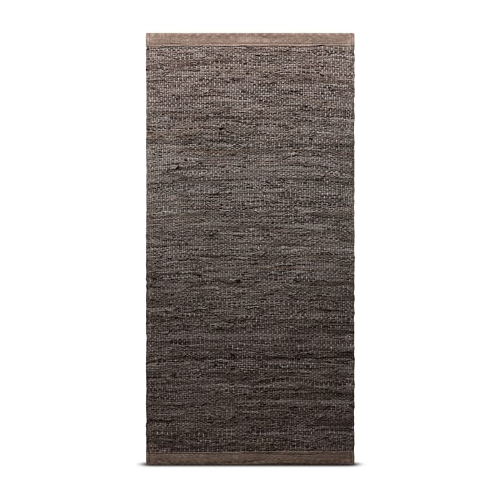Dywan Leather 75x300 cm - Drewno (brązowe) - Rug Solid