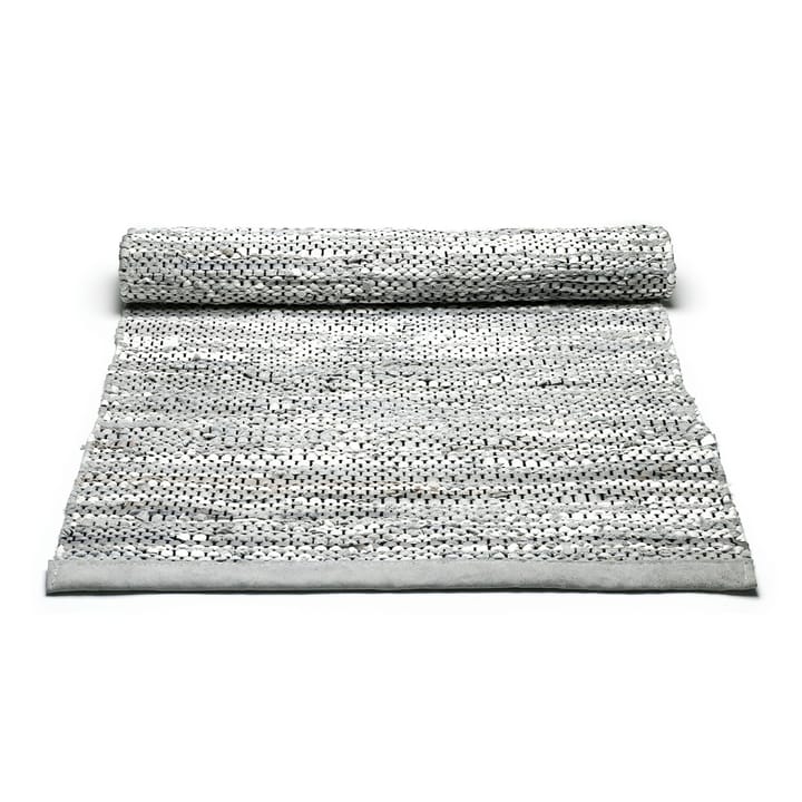 Dywan Leather 75x300 cm - light grey (jasnoszary) - Rug Solid