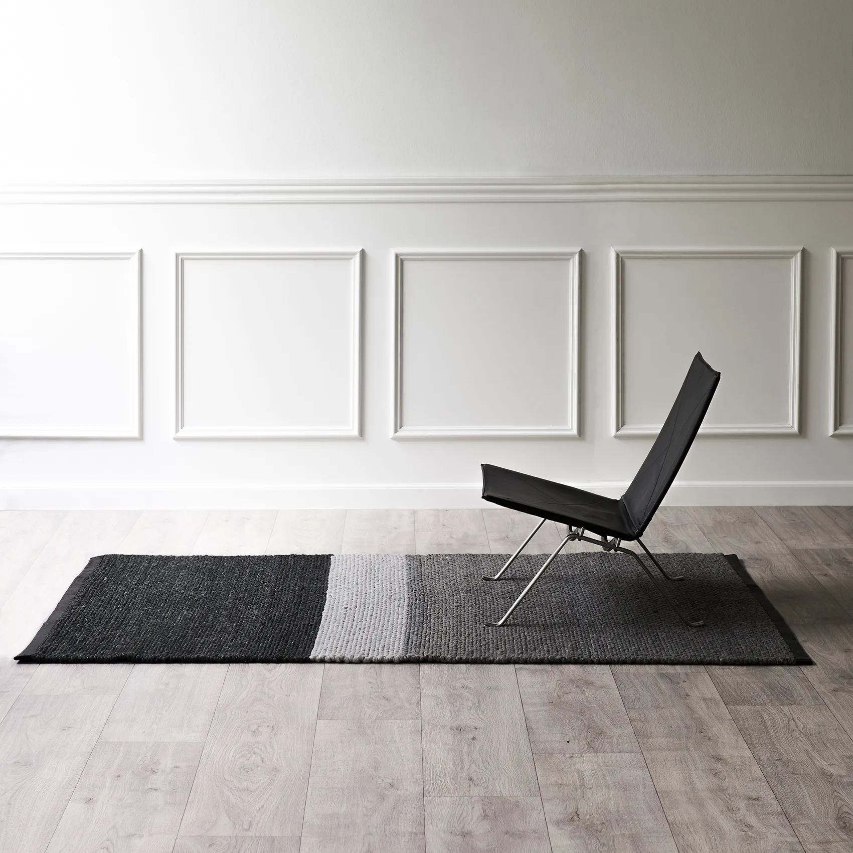 Dywan wełniany Landscape 140x200 cm, Gravel Rug Solid