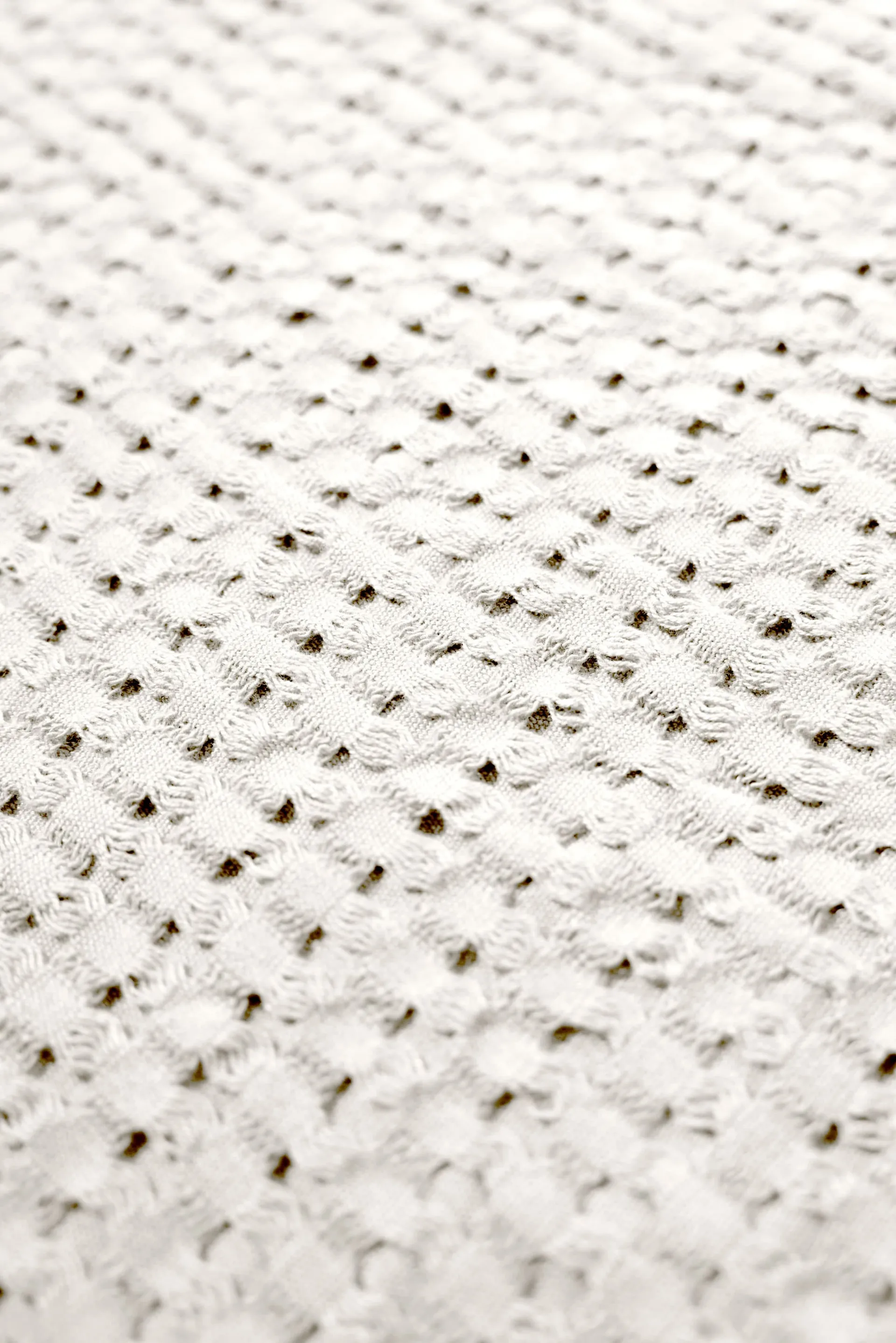 Stockholm bawełniany pled 130x180 cm, Champagne beige Rug Solid